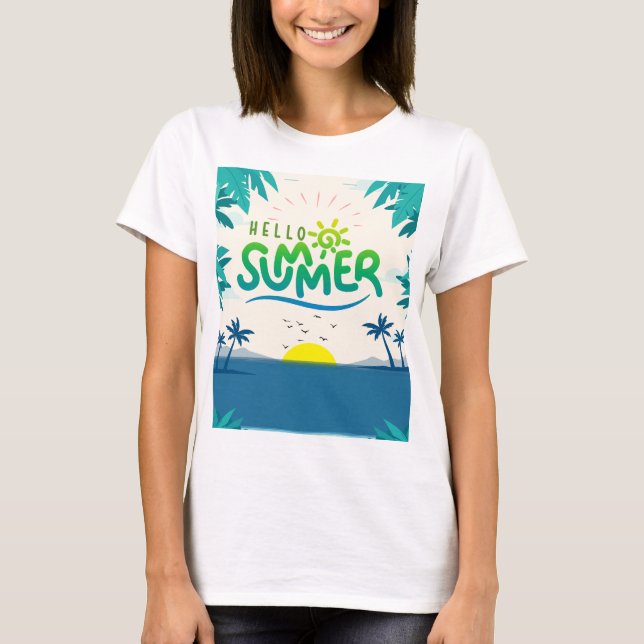Camiseta Olá Summer (Frente)