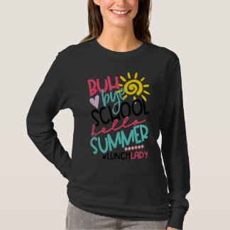 Camiseta Olá Summer Happy No Dia Passado Da Escola De Tchau