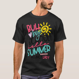 Camiseta Olá Summer Happy No Dia Passado Da Escola De Tchau