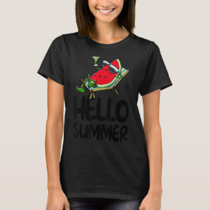 Camiseta Olá Summer Watermelon Women Love Melon Fruta