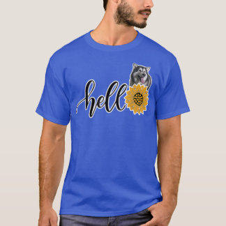Camiseta Olá Sunflower Alaskan Malamute