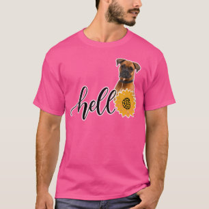 Camiseta Olá Sunflower Boxer