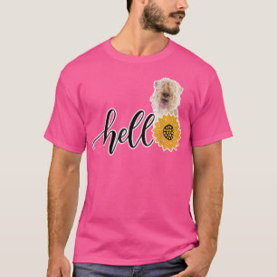 Camiseta Olá Sunflower Lakeland Terrier