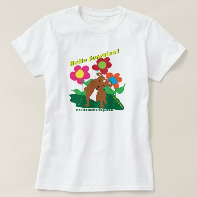 Camiseta Olá, Sunshine! (Frente do Design)