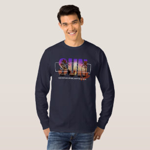 Camiseta Olá Sunshine (2) Homens de Longa Folga