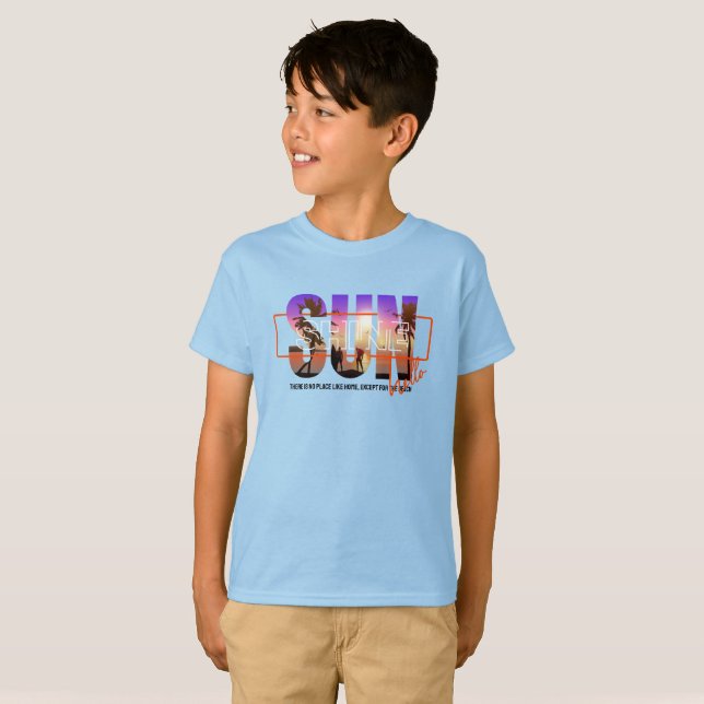 Camiseta Olá Sunshine | Crianças (Frente Completa)