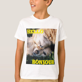 Camiseta Olá!, t-shirt dos T-Contos de Bonjour