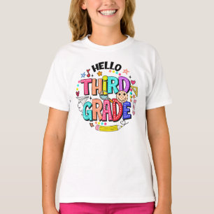 Camiseta Olá, Terceiro Ano De Volta À Escola