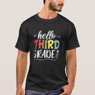 Camiseta Olá, Terceiro Grau De Volta À 3ª Série Da Escola