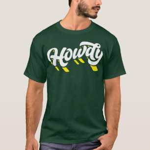 Camiseta Olá! Tipografia Minimalista Engraçado País Ocident