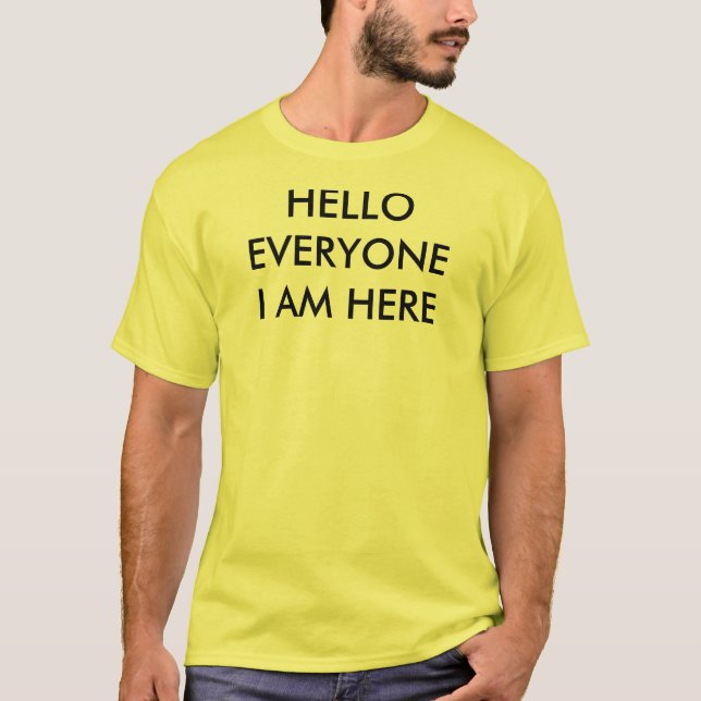 Camiseta Olá! todos T (Frente)