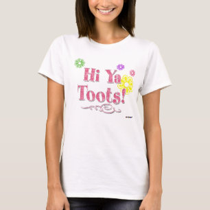 Camiseta Olá! Toots de Ya! rosa