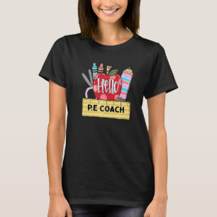 Camiseta Olá Treinador de Ed. Física Professor Apple