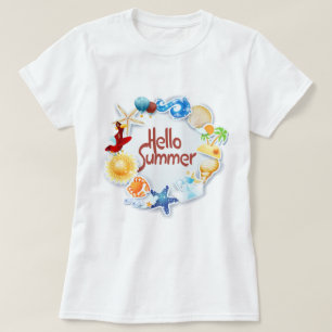 Camiseta Olá! verão