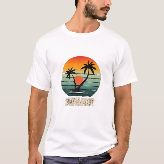 Camiseta olá verão  (Frente)