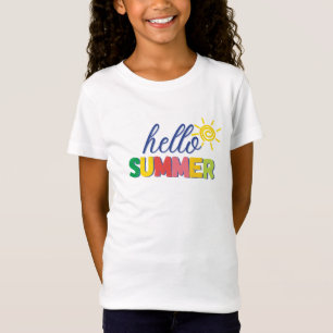 camiseta "olá verão"