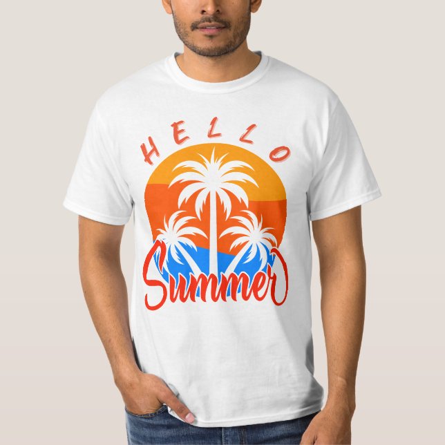 Camiseta Olá Verão  (Frente)