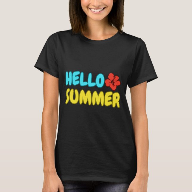 Camiseta Olá Verão (Frente)