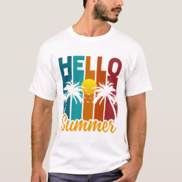 Camiseta Olá verão