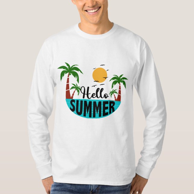 Camiseta Olá Verão (Frente)