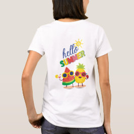 camiseta "Olá verão"