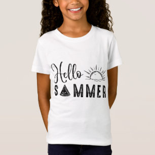 Camiseta Olá Verão Engraçado de Fruta de Melancia Engraçado