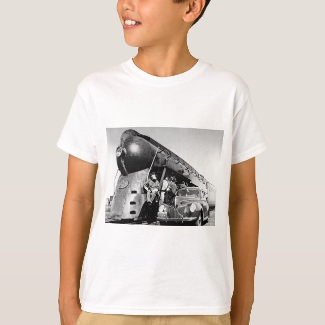 Camiseta Olá, Vintage New York Central Railroad (Frente)