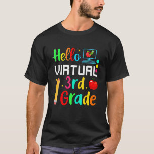 Camiseta Olá Virtual 3rd Grade De Volta Para A Faculdade On