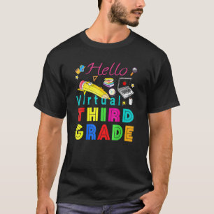 Camiseta Olá Virtual 3rd Grade De Volta Para A Faculdade On