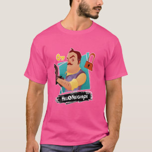 Camiseta Olá Vizinho - Designs Relacionados ao Jogo  1