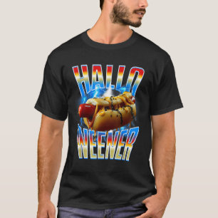 Camiseta Olá Weener S Bootleg Engraçado S Hotdog Halloween