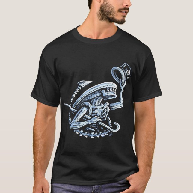 Camiseta Olá, Weyland, Olá Yutani... (Frente)