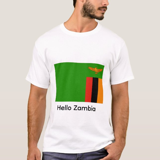 Camiseta Olá Zambia (Frente)