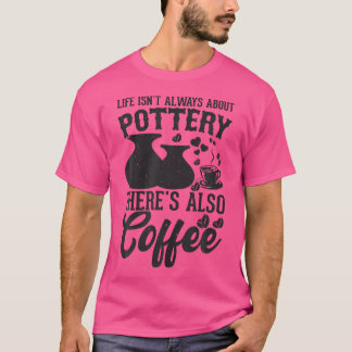 Camiseta Olaria de Café Argila Cerâmica Feita à Mão Artista