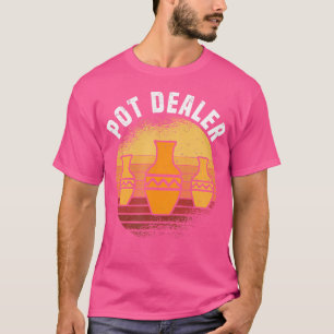 Camiseta Olaria de Cerâmica de Vendedor de Maconha