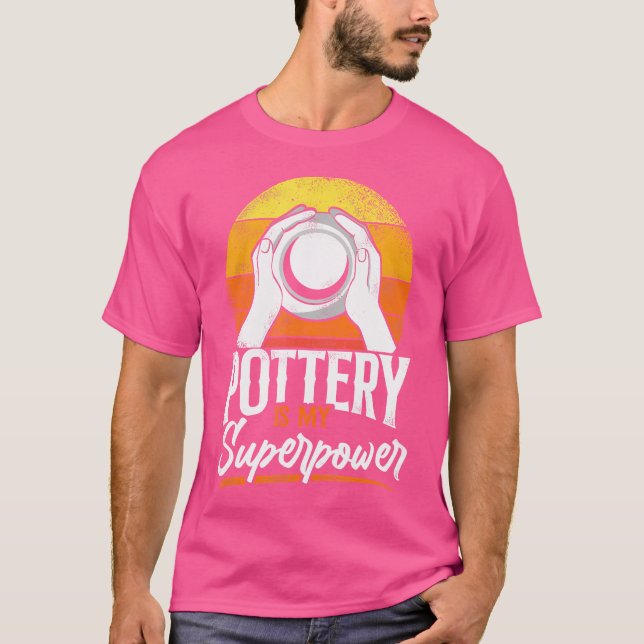 Camiseta Olaria É Meu Superpoder Artesão Artesanal Cerâmica (Frente)