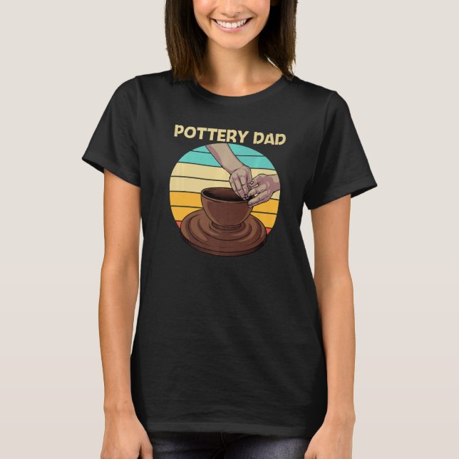 Camiseta Olaria Legal Para Pai Homens Olaria Cerâmica Vaso (Frente)