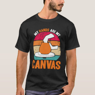 Camiseta Olaria Minhas Mãos São Minha Tela Artista de Olari