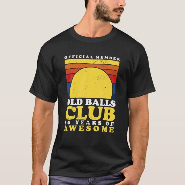 Camiseta Old Balls Club 60 Anos De Espetacular 60º Aniversá (Frente)