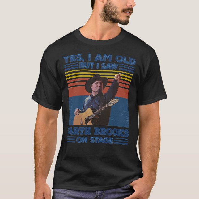 Camiseta Old But I Saw Garth Brooks On Essential Essential  (Frente)