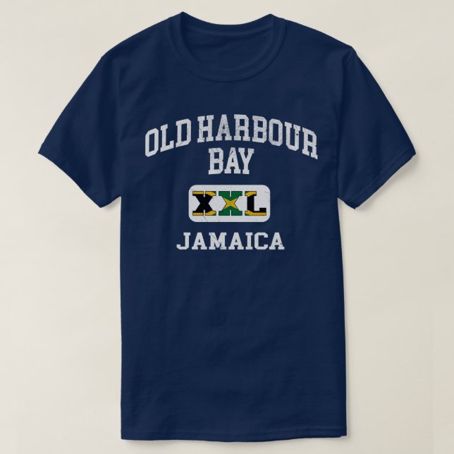 Camiseta Old Harbor Bay Jamaica XXL design Athletic (Frente do Design)