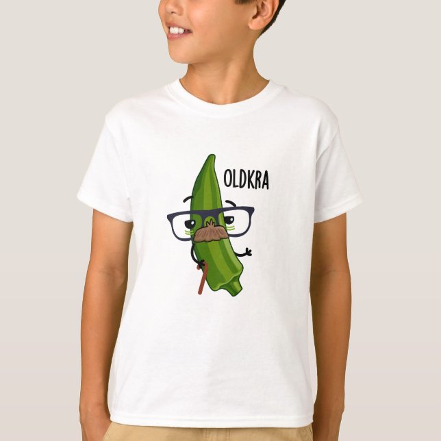 Camiseta Old kra Funny Okra Pun (Frente)