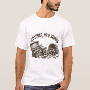 Camiseta Old Lures New Stories – Isca de Pesca Vin