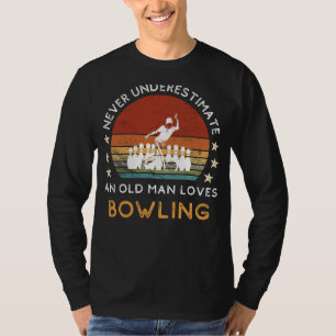 Camiseta Old Man Bowling Love: Faça um Strike com