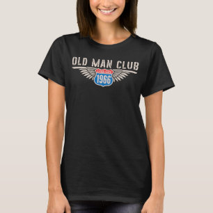 Camiseta Old Man Club Est 1966 Incrível Desde 66 Nascer Em