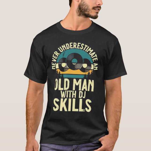 Camiseta Old Man DJ (Frente)