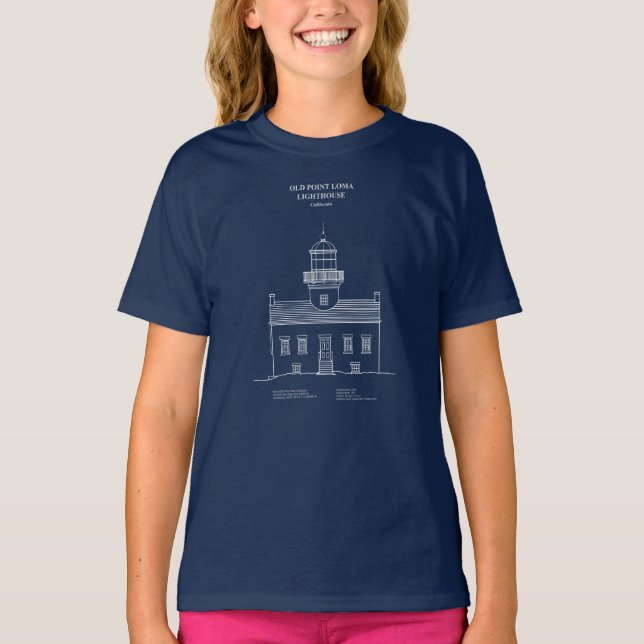 Camiseta Old Point Loma Lighthouse - Califórnia - AD (Frente)