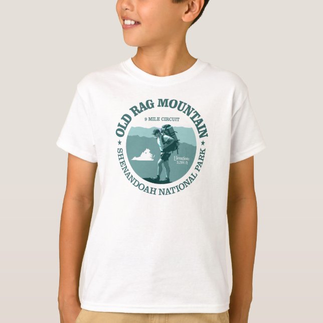 Camiseta Old Rag Mountain (rd) (Frente)