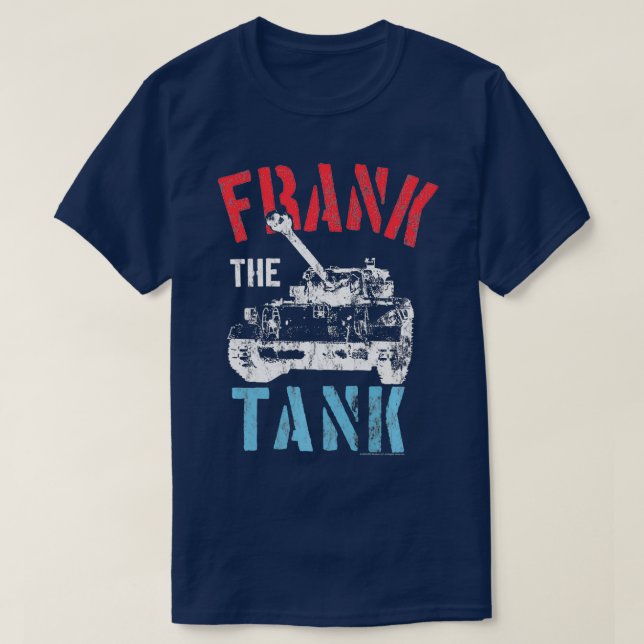 Camiseta Old School Frank o tanque Premium (Frente do Design)