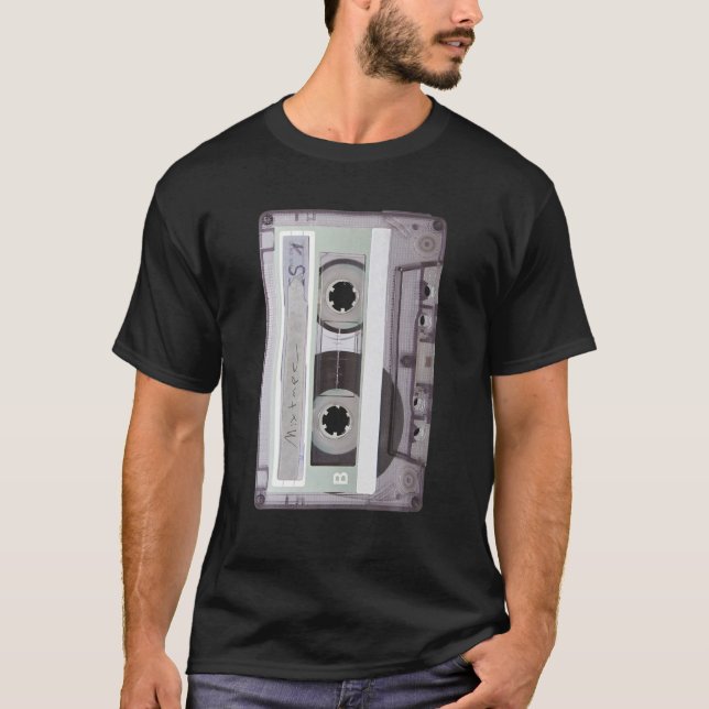 Camiseta Old School Hip Hop Dj Mix Tape Mixtape Cassette (Frente)